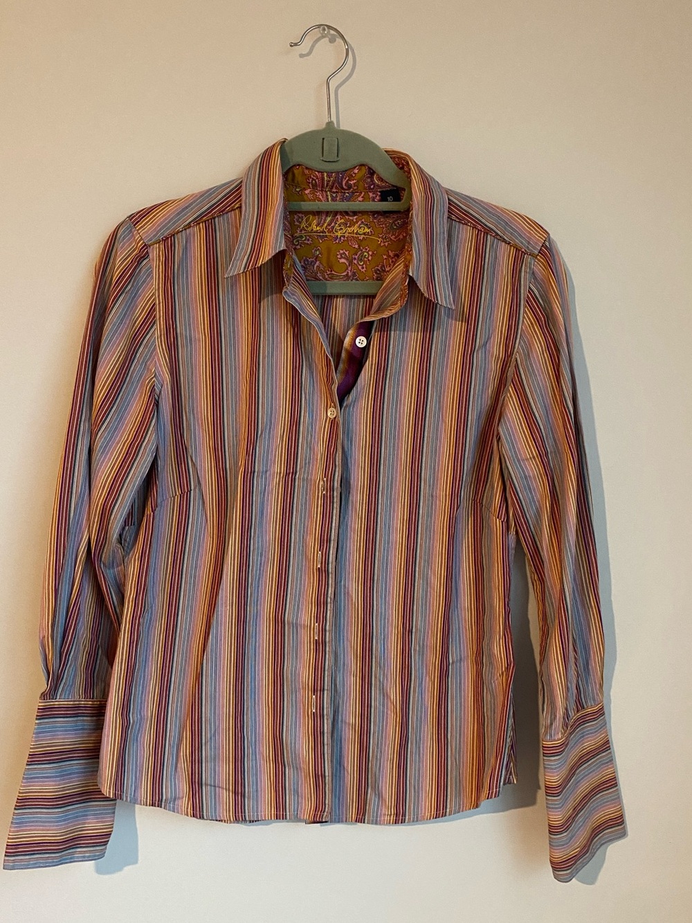 Robert Graham Men's Multicolor Stripe Button-Up Shirt